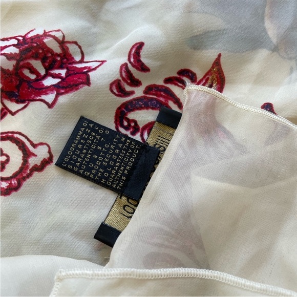 Auth ROBERTO CAVALLI S/S 2003 Dragon Tattoo Silk Scarf - Picture 9 of 11